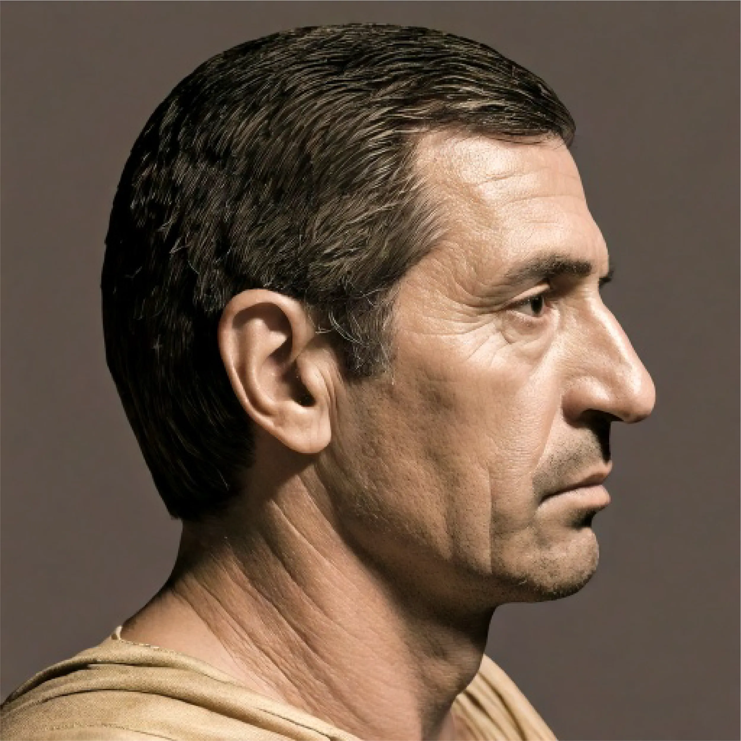 Julius Caesar — historical figure, an AI character on Bondi